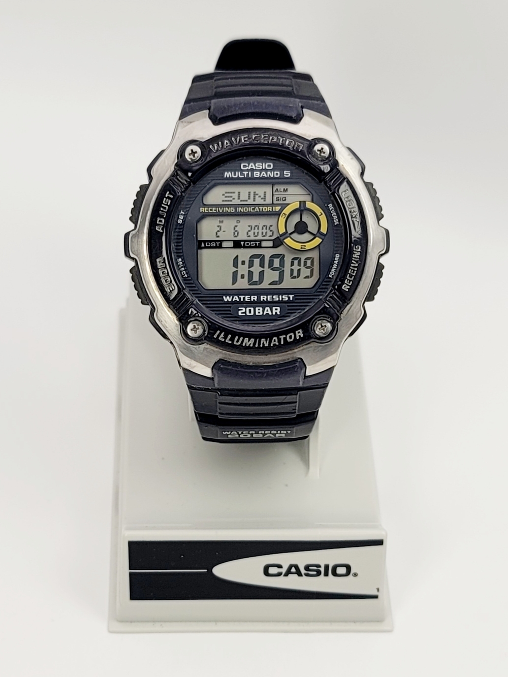 Casio Wave Ceptor WV-M200 Atomic Digital Watch 200M Multi-Band 5 Module 3139